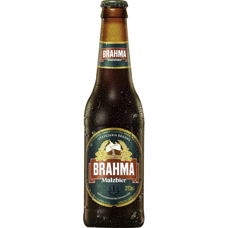 Cerveja Brahma Malzbier Long neck com 355ml | Atacadão